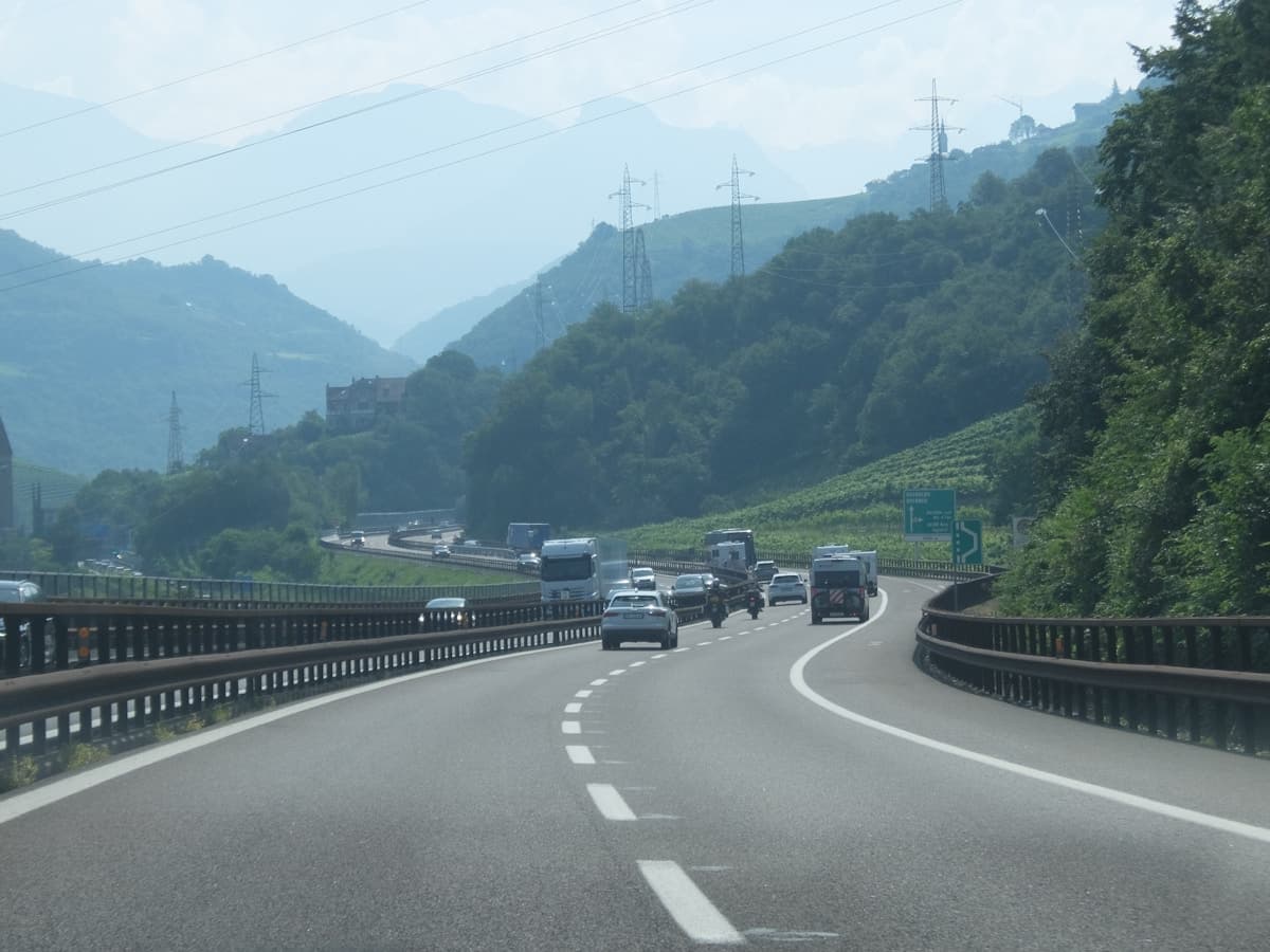 Lezione in autostrada